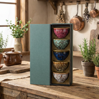 Rainbow Marble Tea Cup Gift Set