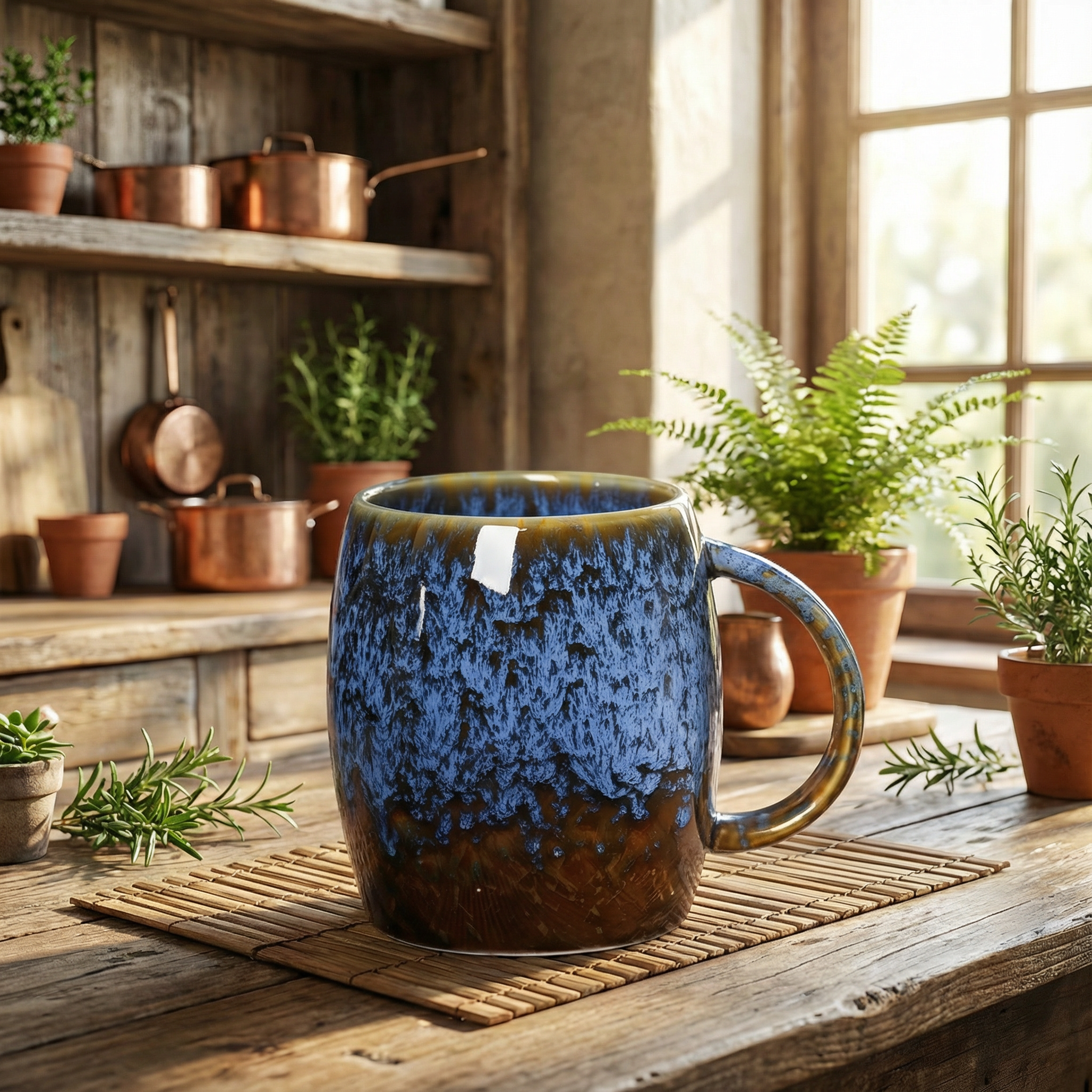 Retro Radiant Contrast Coffee Cups