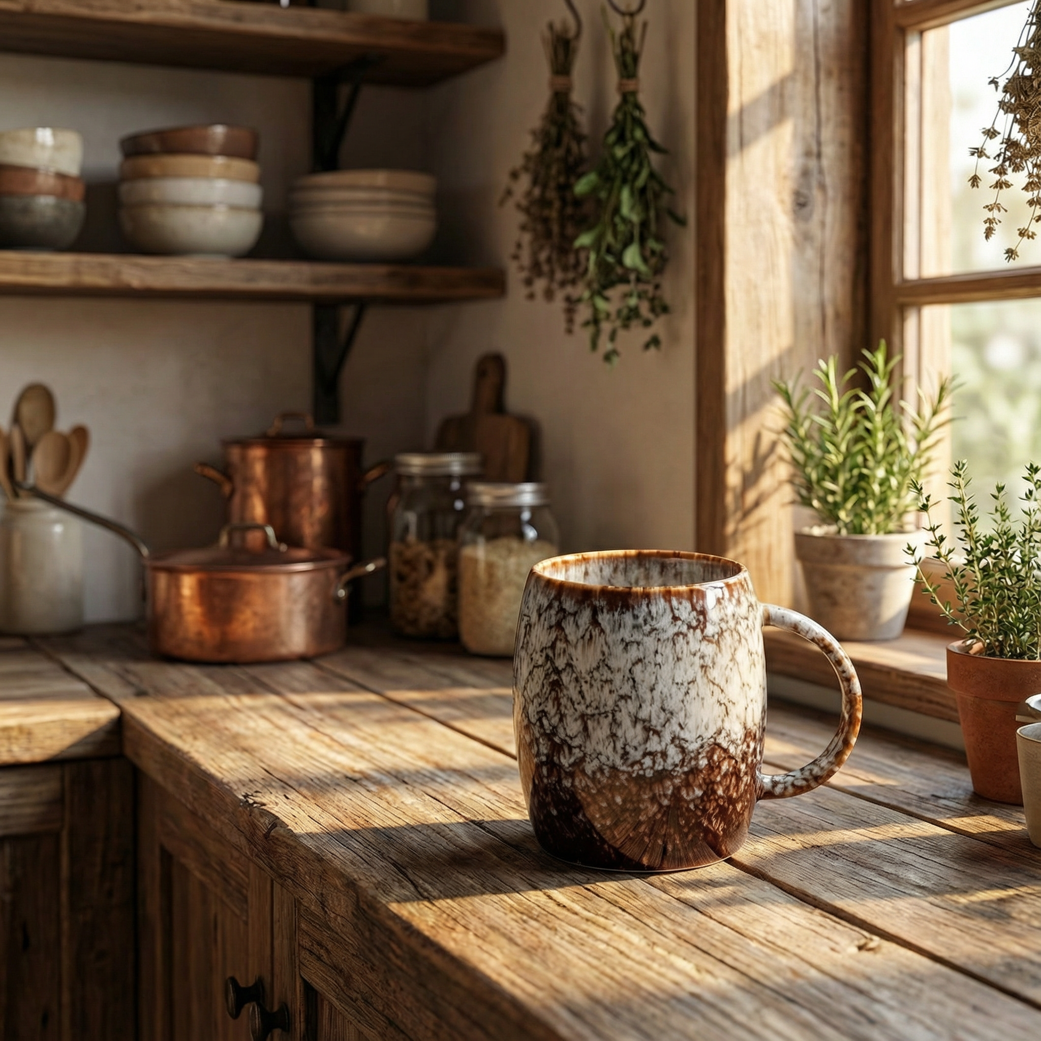 Retro Radiant Contrast Coffee Cups