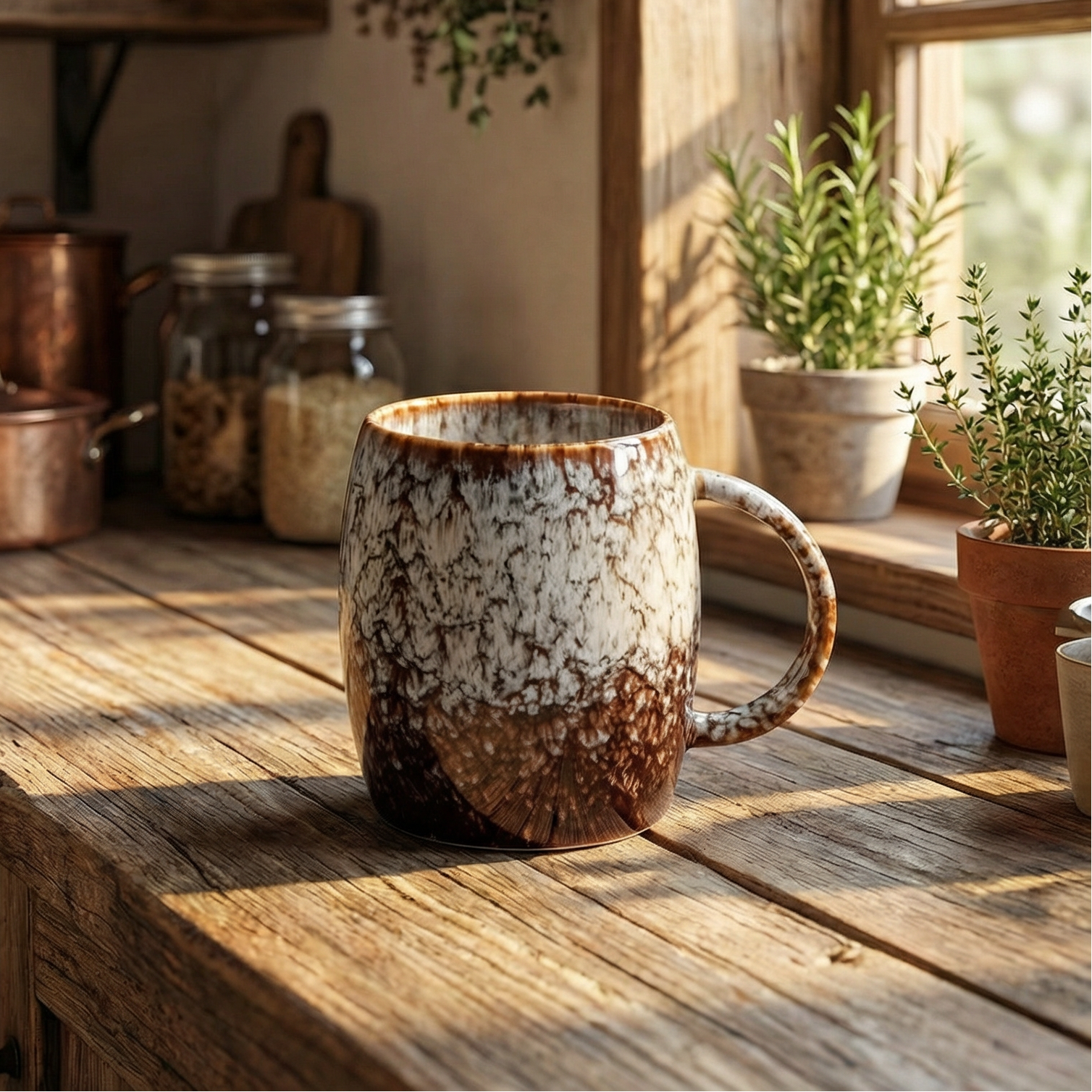 Retro Radiant Contrast Coffee Cups