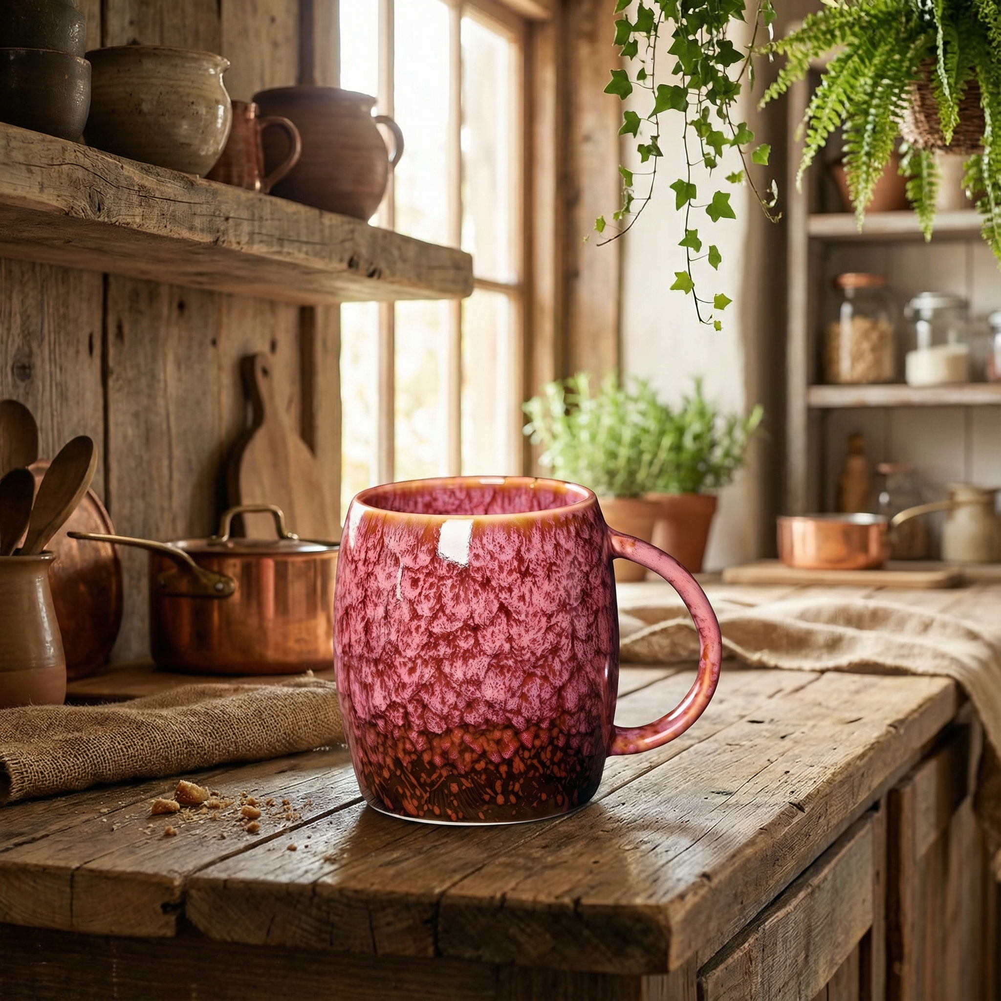 Retro Radiant Contrast Coffee Cups
