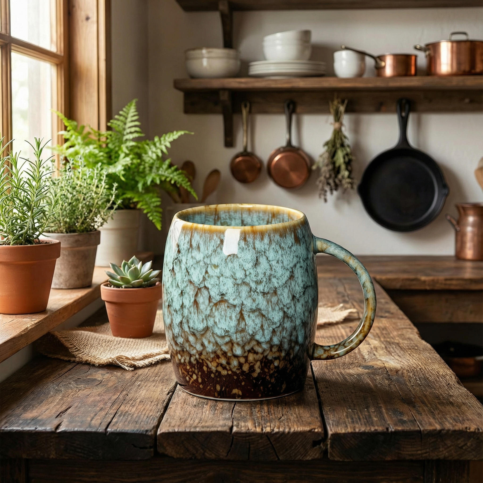 Retro Radiant Contrast Coffee Cups